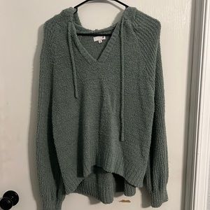 XL SO cropped fuzzy sweater